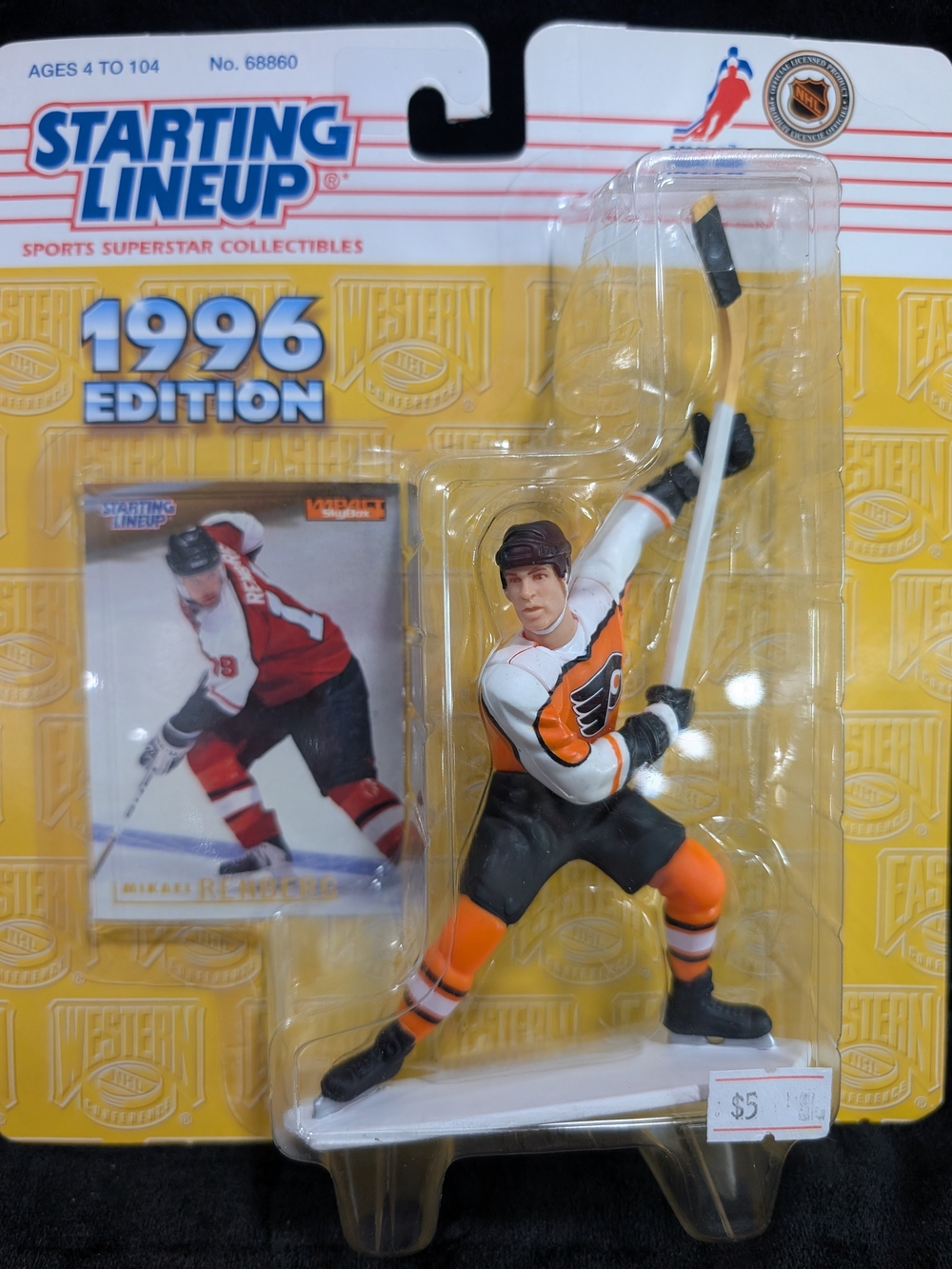 1996 Edition NHL Figure - Philadelphia Flyers Orange/Black